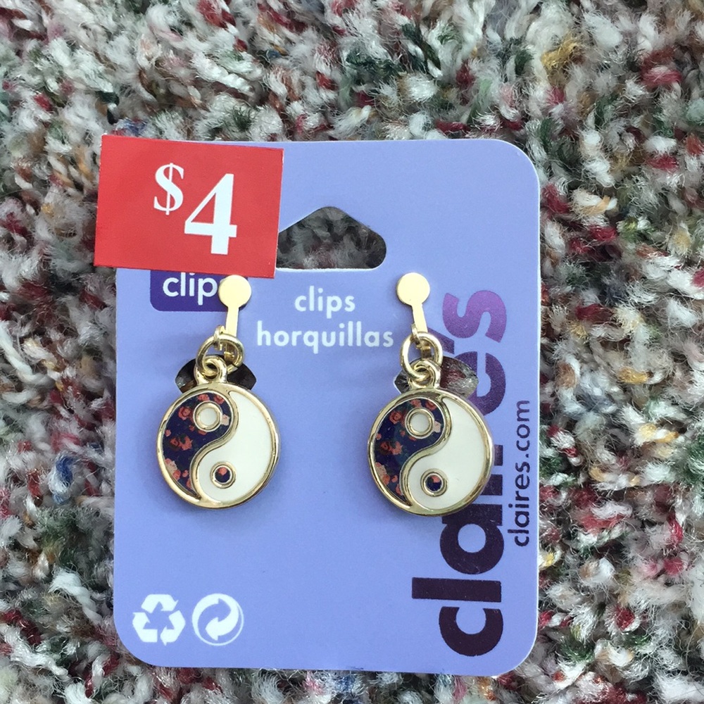 Ying Yang Earrings